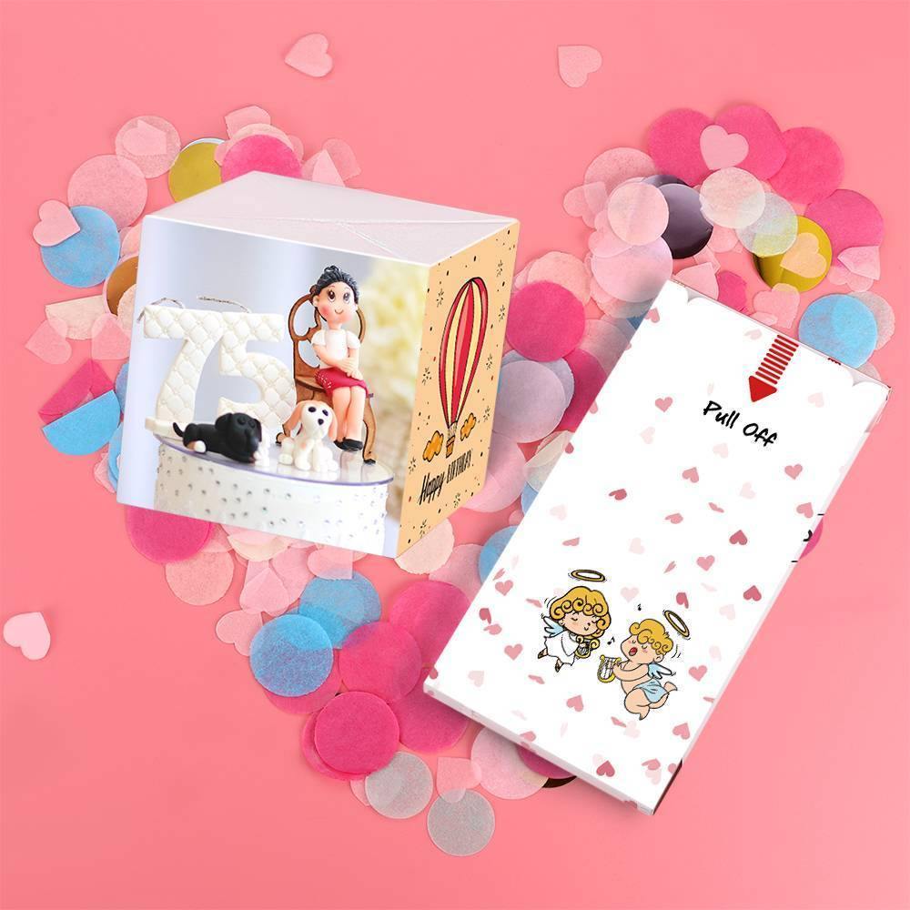 Surprise Box Photo Surprise Explosion Bounce Box DIY Birthday Surprise