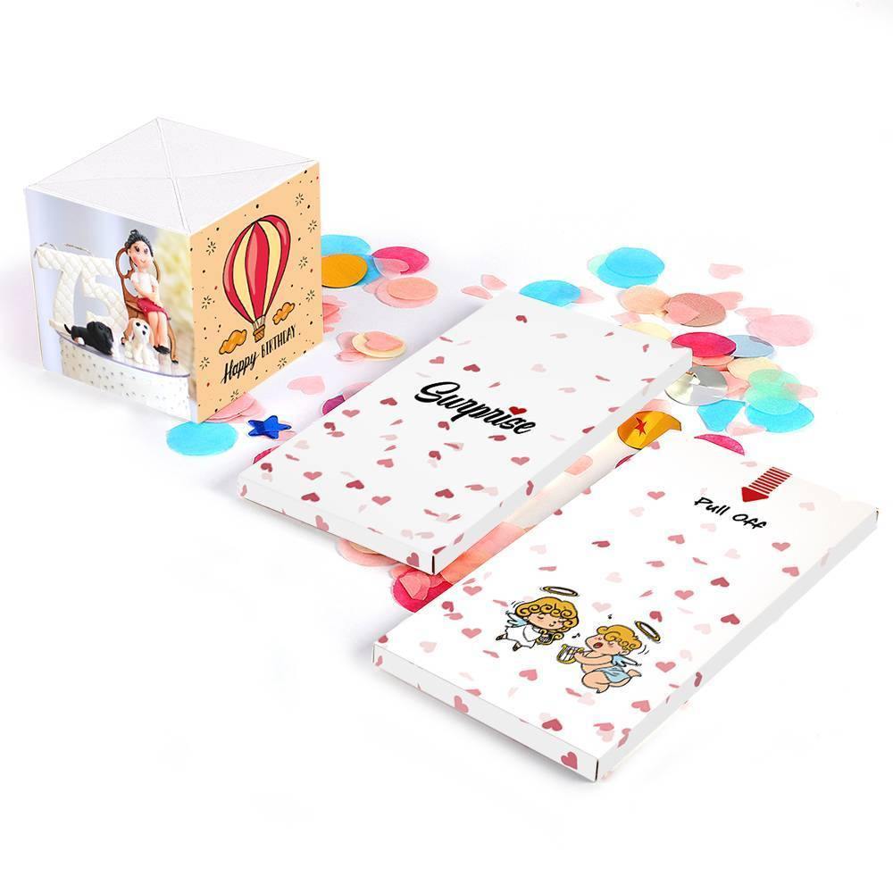 Surprise Box Photo Surprise Explosion Bounce Box DIY Birthday Surprise