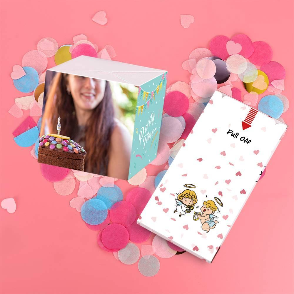 Surprise Box Photo Surprise Explosion Bounce Box DIY Birthday Box