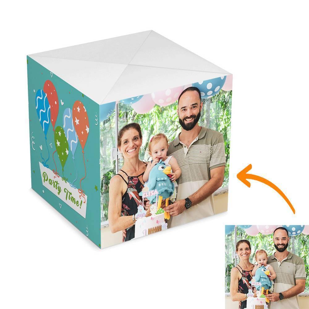 Surprise Box Custom Photo Surprise Explosion Bounce Box DIY Birthday Box