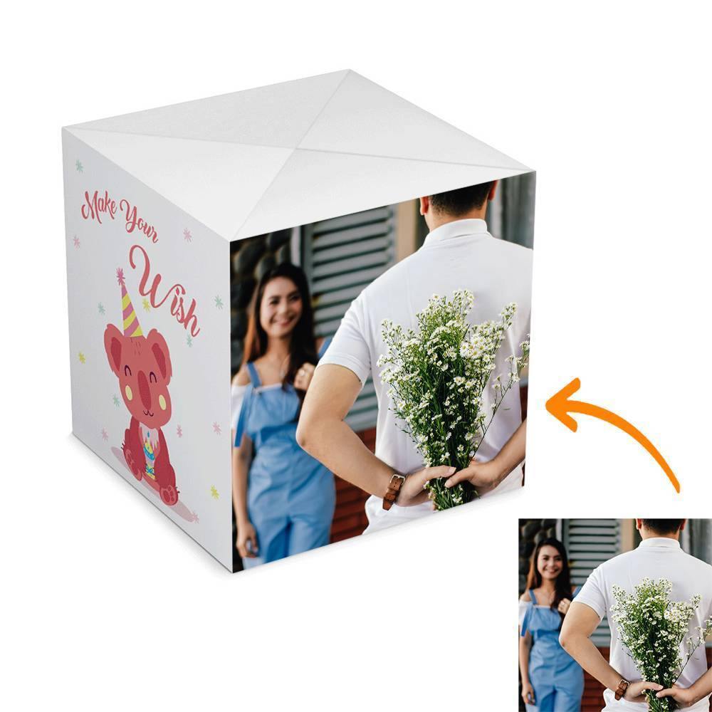 Surprise Box Custom Photo Surprise Explosion Bounce Box DIY - Happy Birthday