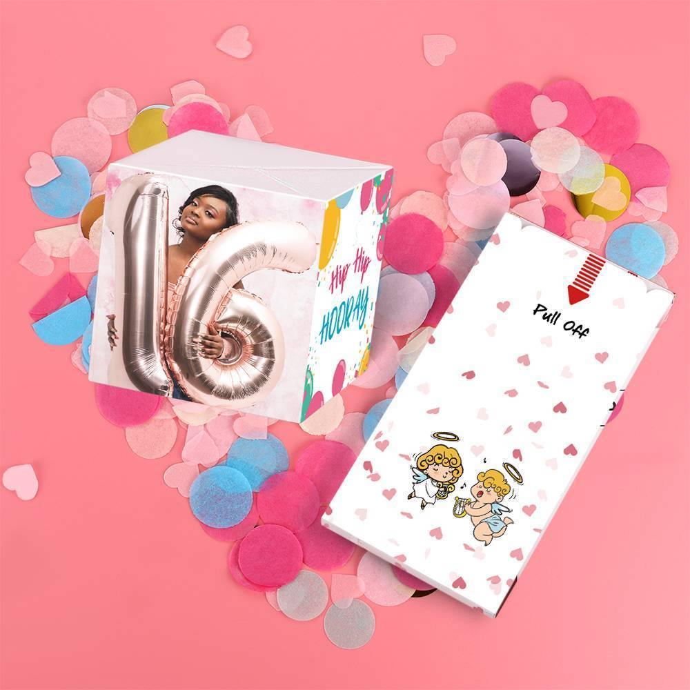 Surprise Box Custom Photo Surprise Explosion Bounce Box DIY - Surprise Gift