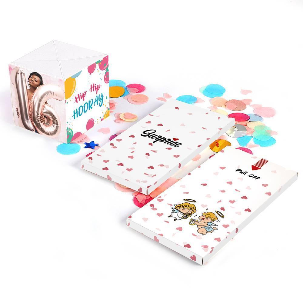 Surprise Box Custom Photo Surprise Explosion Bounce Box DIY - Surprise Gift
