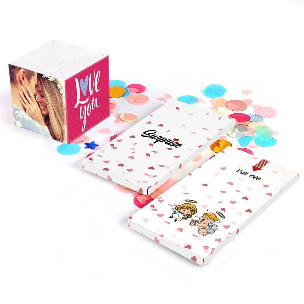 Surprise Box Photo Surprise Explosion Bounce Box DIY Gifts