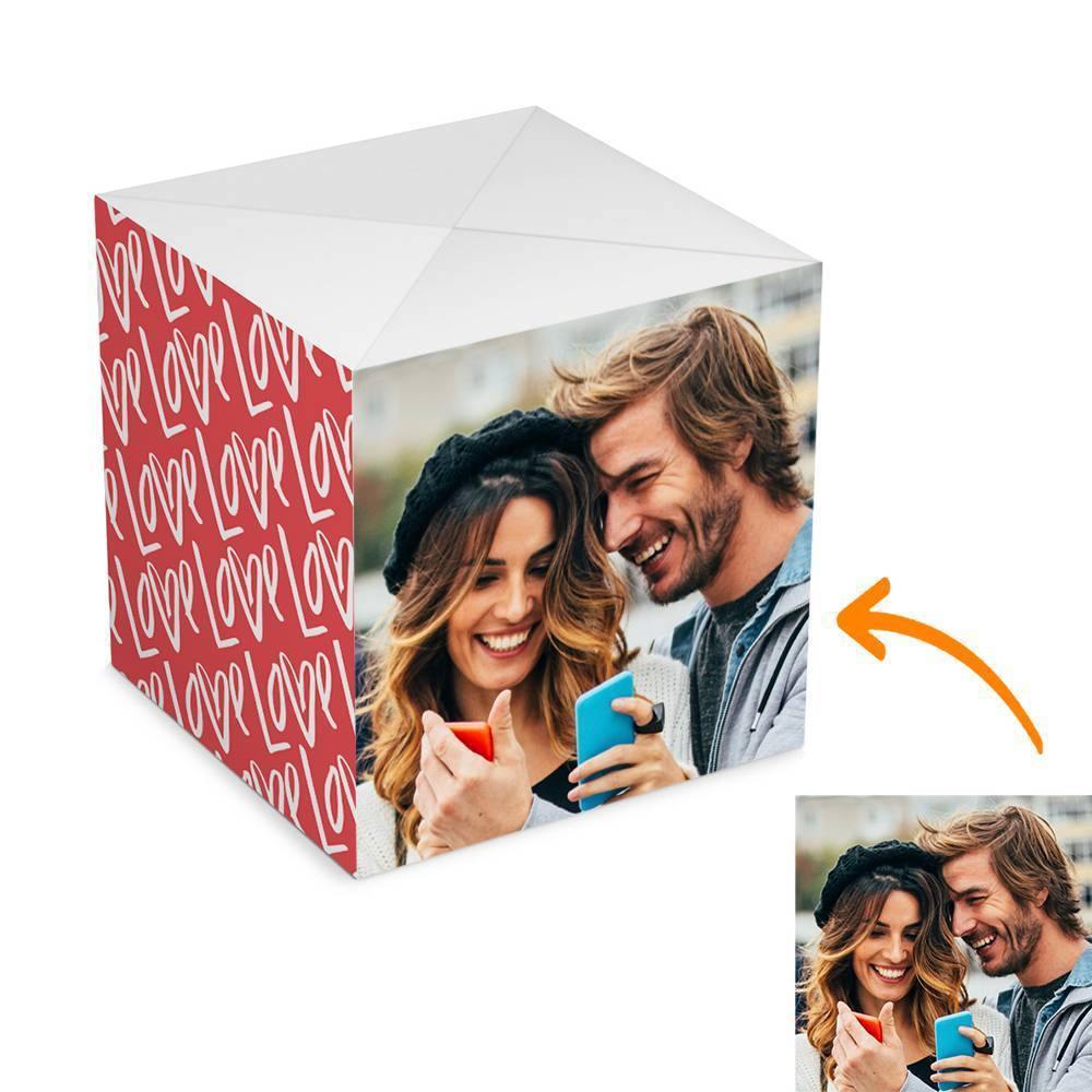 Surprise Box Custom Photo Surprise Explosion Bounce Box DIY - Couple's Gift