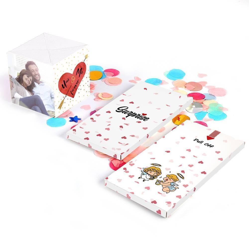 Surprise Box Custom Photo Surprise Explosion Bounce Box DIY  for Couples