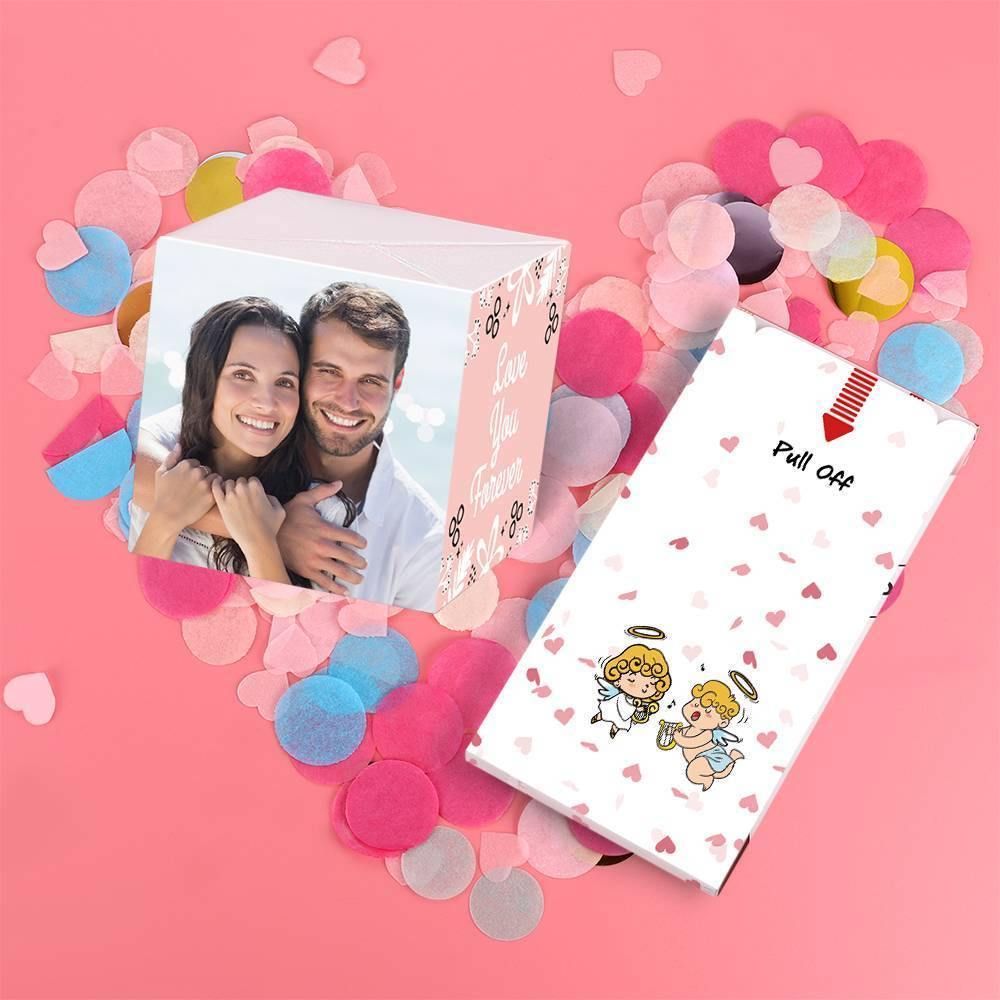 Surprise Box Custom Photo Surprise Explosion Bounce Box DIY - Sweet Love