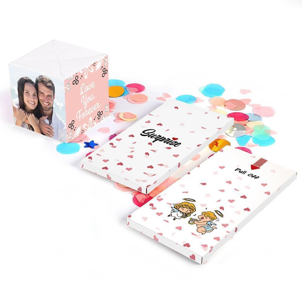 Surprise Box Custom Photo Surprise Explosion Bounce Box DIY - Sweet Love