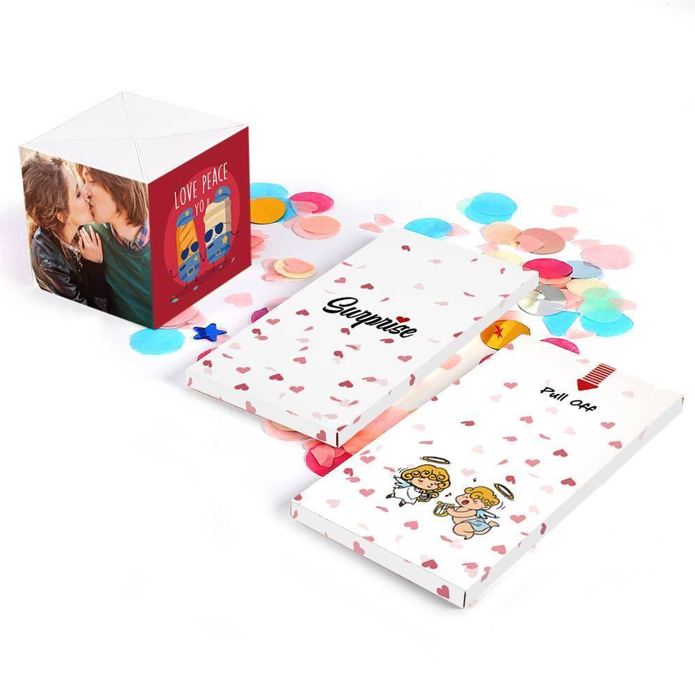 Surprise Box Custom Photo Surprise Explosion Bounce Box DIY  Best Friends Forever