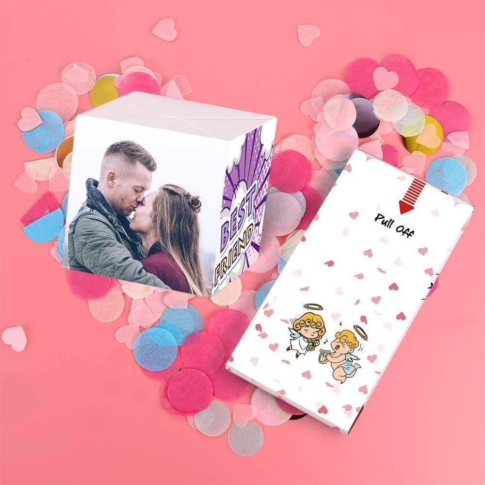 Surprise Box Custom Photo Surprise Explosion Bounce Box DIY - Best Friends Gift