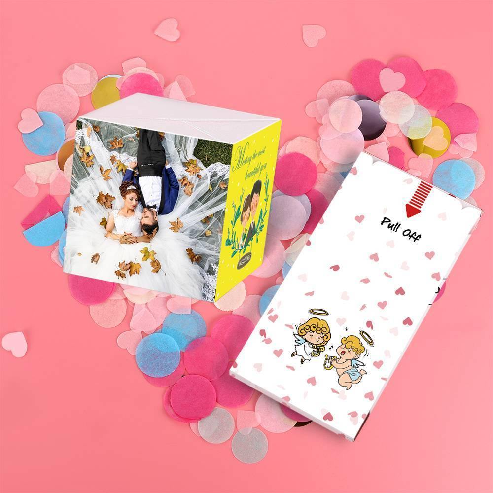 Surprise Box Photo Surprise Explosion Bounce Box DIY Happy Anniversary