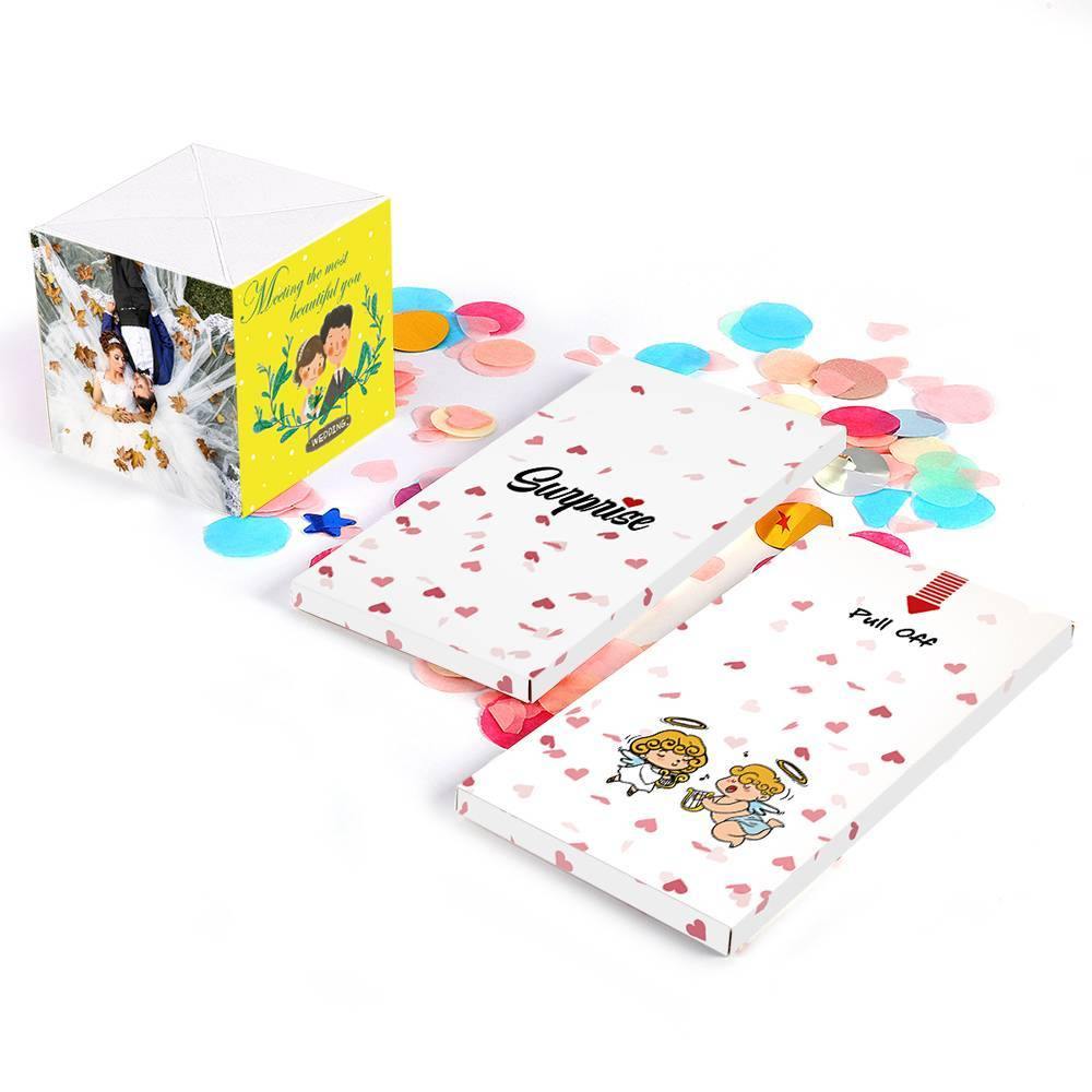 Surprise Box Photo Surprise Explosion Bounce Box DIY Happy Anniversary