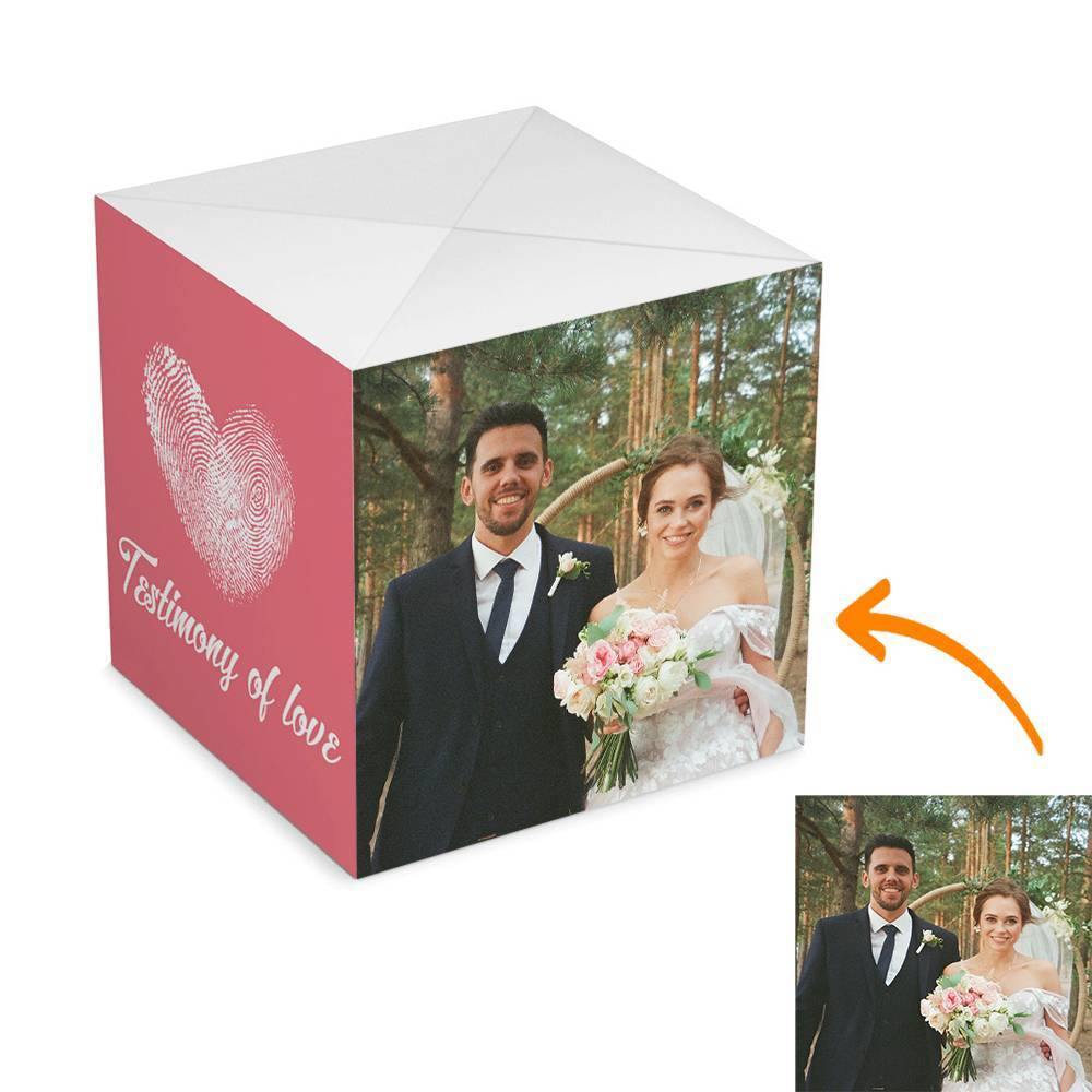 Surprise Box Custom Photo Surprise Explosion Bounce Box DIY Testimony of Love