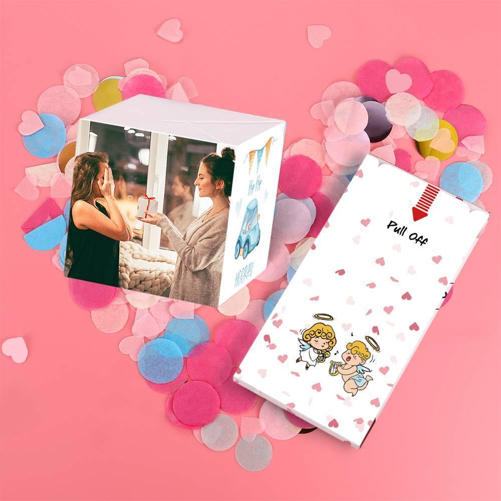Surprise Box Photo Surprise Explosion Bounce Box DIY Congrats