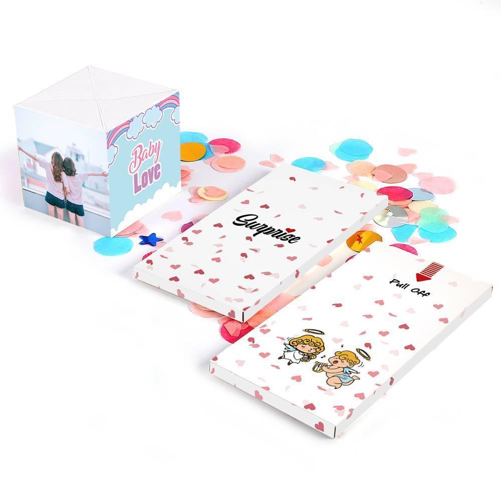 Surprise Box Custom Photo Surprise Explosion Bounce Box DIY Testimony of Love