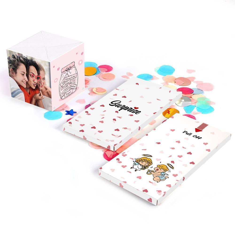 Surprise Box Custom Photo Surprise Explosion Bounce Box DIY - Baby Love