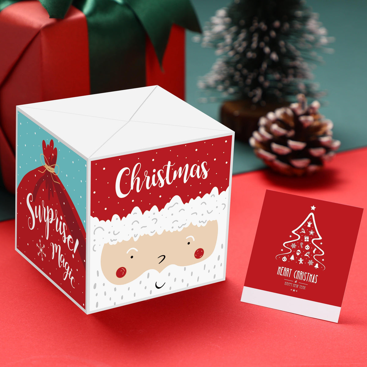 Surprise Box Custom Photo Surprise Explosion Bounce Box DIY - Merry Christmas