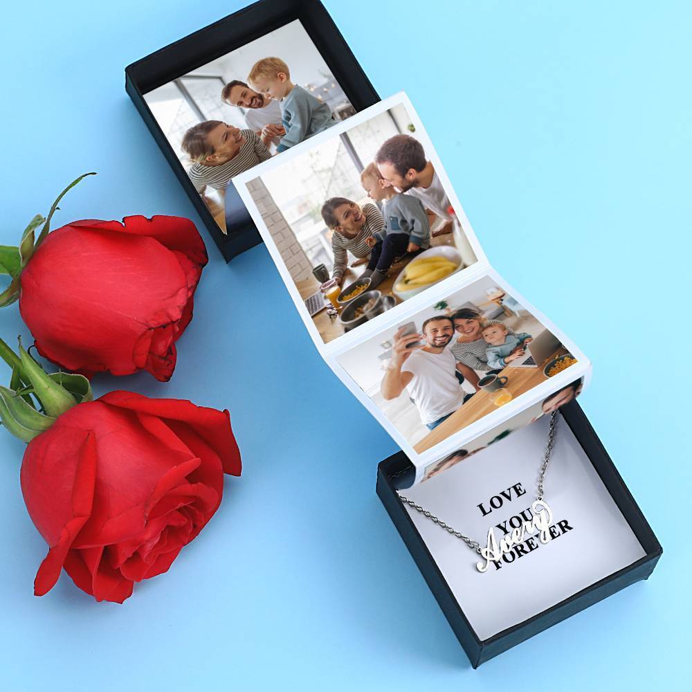 Custom Photo Soufeel Jewelry Box Five Photos Family Gift Box