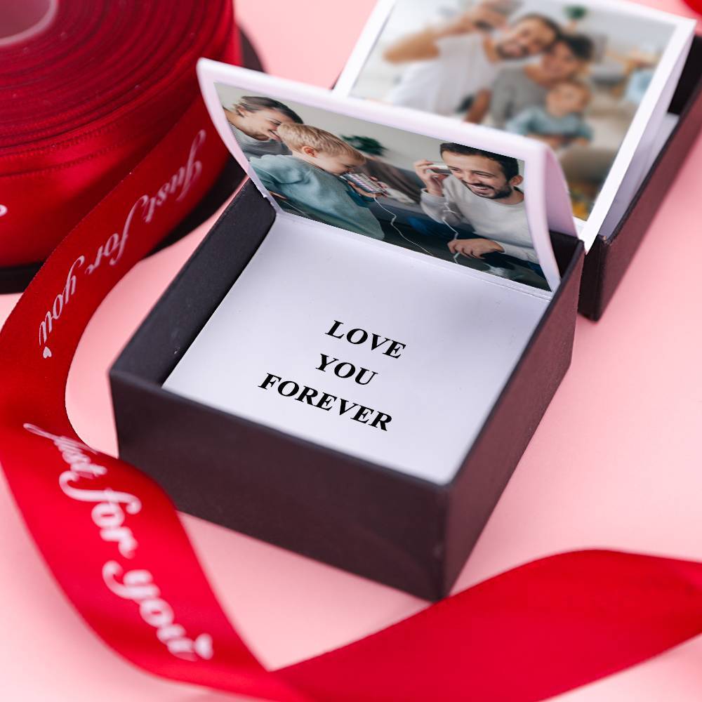 Custom Photo Soufeel Jewelry Box Five Photos Family Gift Box