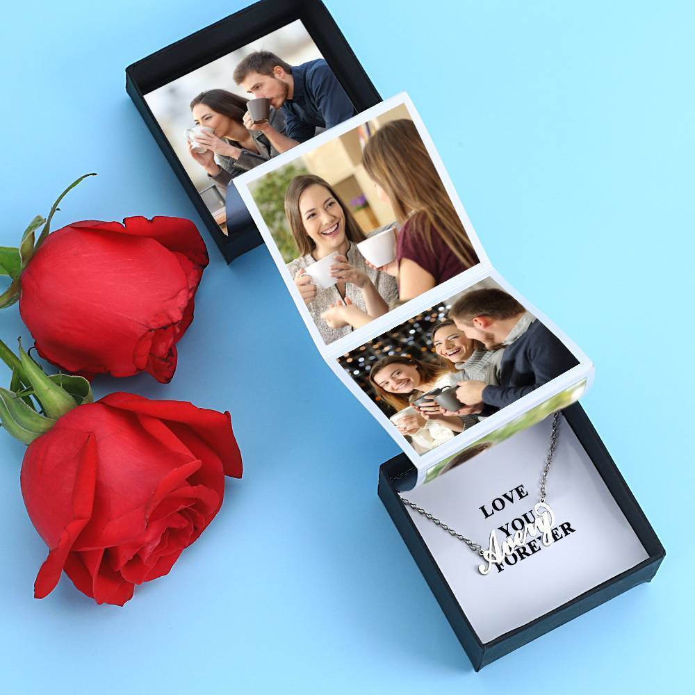 Custom Photo Soufeel Jewelry Box Five Photos Best Friends