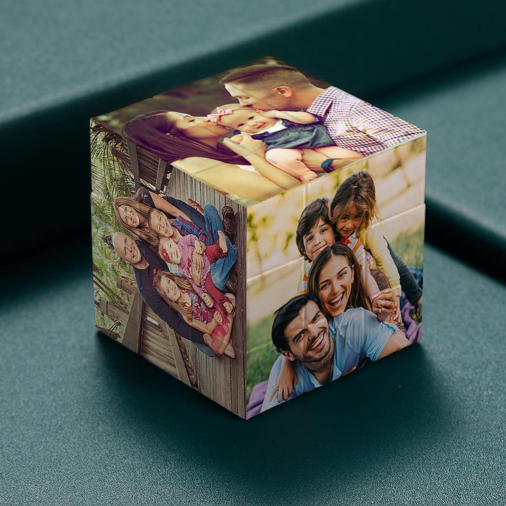Personalized  Multiphoto Rubic's Cube Family Gifts