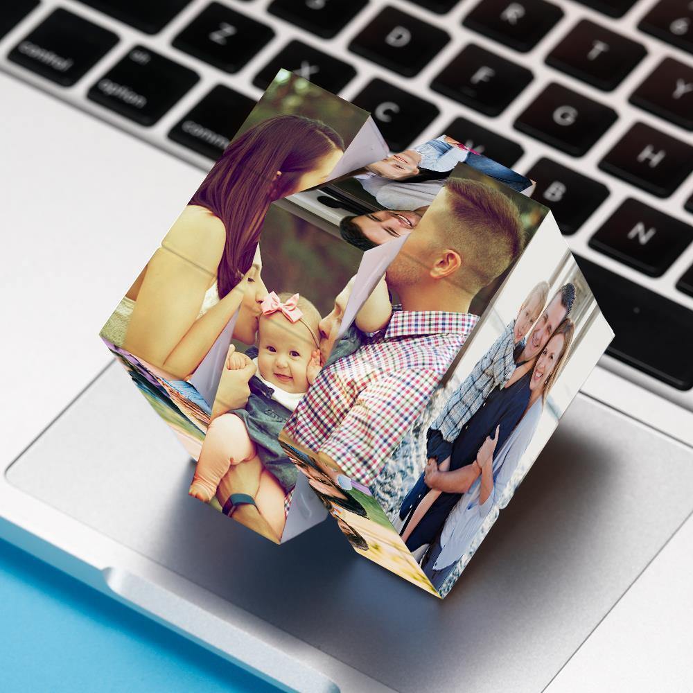 Personalized  Multiphoto Rubic's Cube Family Gifts
