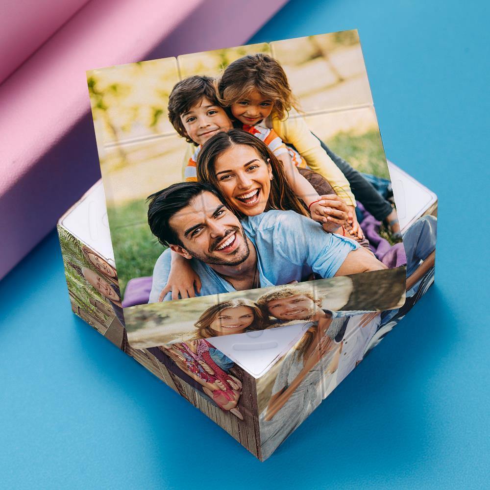 Personalized  Multiphoto Rubic's Cube Family Gifts