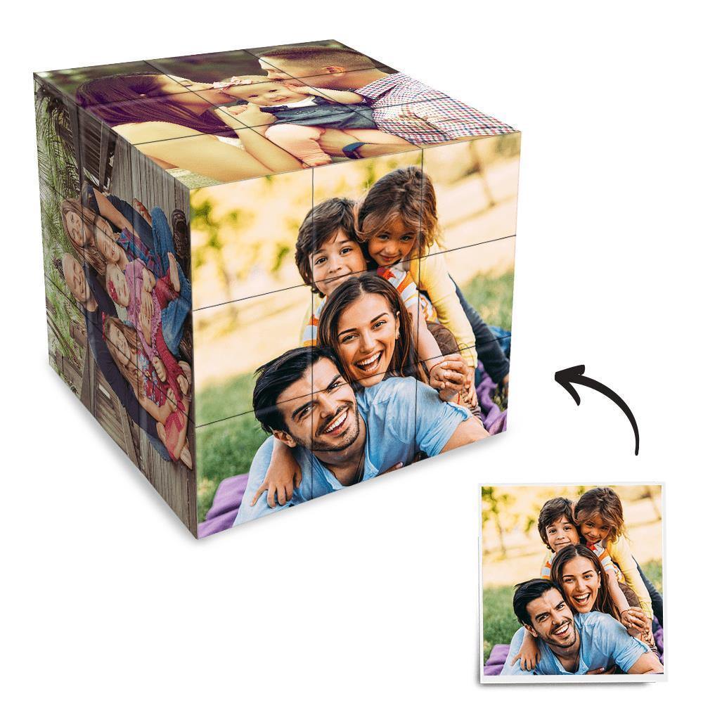 Personalized  Multiphoto Rubic's Cube Family Gifts