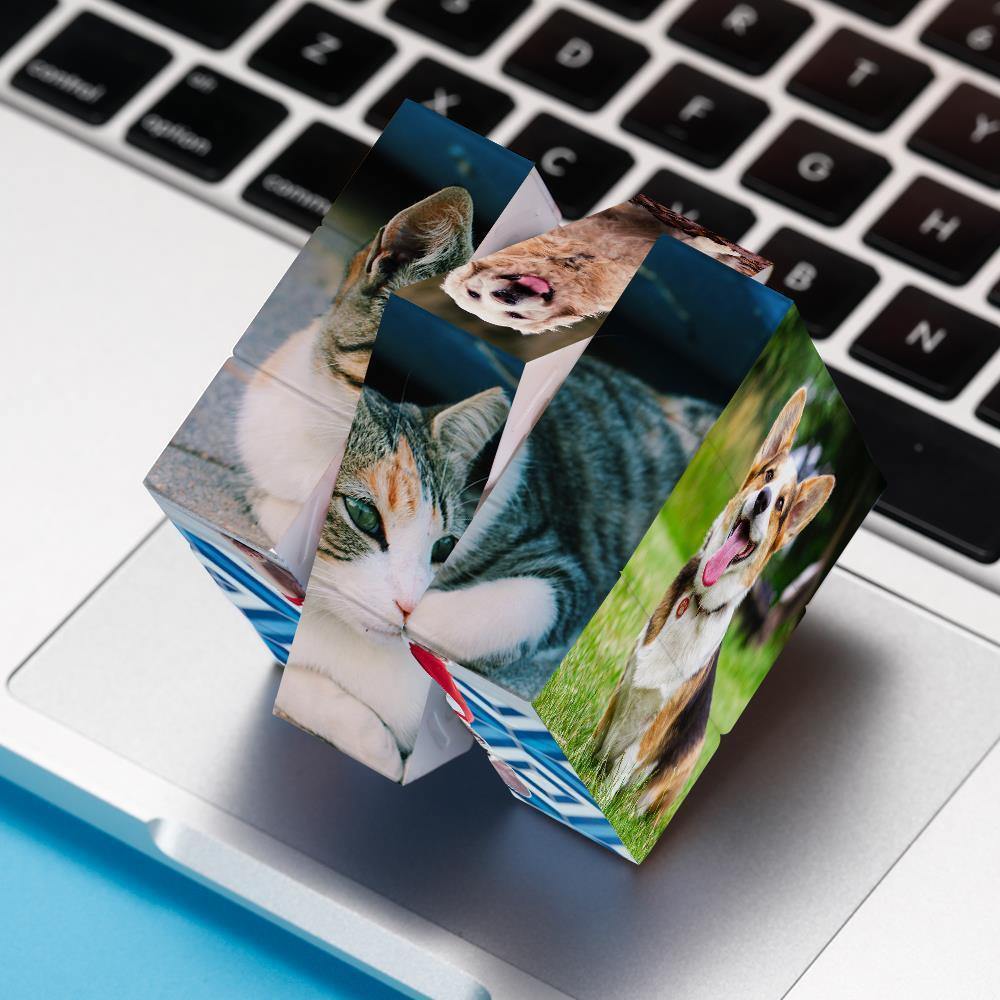 Multiphoto Rubic's Cube Personalized  Six Pictures