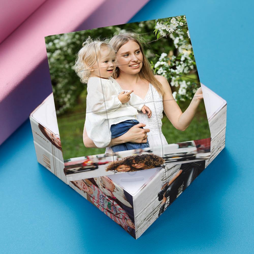 Photo Rubic's Cube Personalized Six Pictures Mother's Gifts