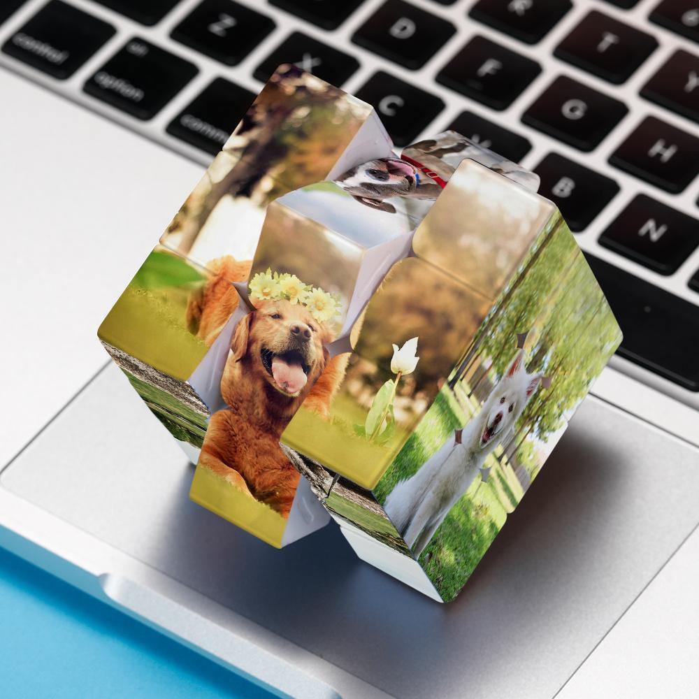 Personalized  Multiphoto Rubic's Cube Gifts for Her