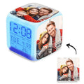 Custom Alarm Clock Multiphoto Colorful Lights Gifts for Her Gifts