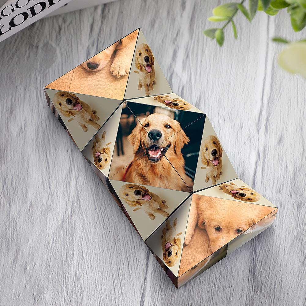 Custom Photo Personalized Rubic S Cube Rhombic For Pets