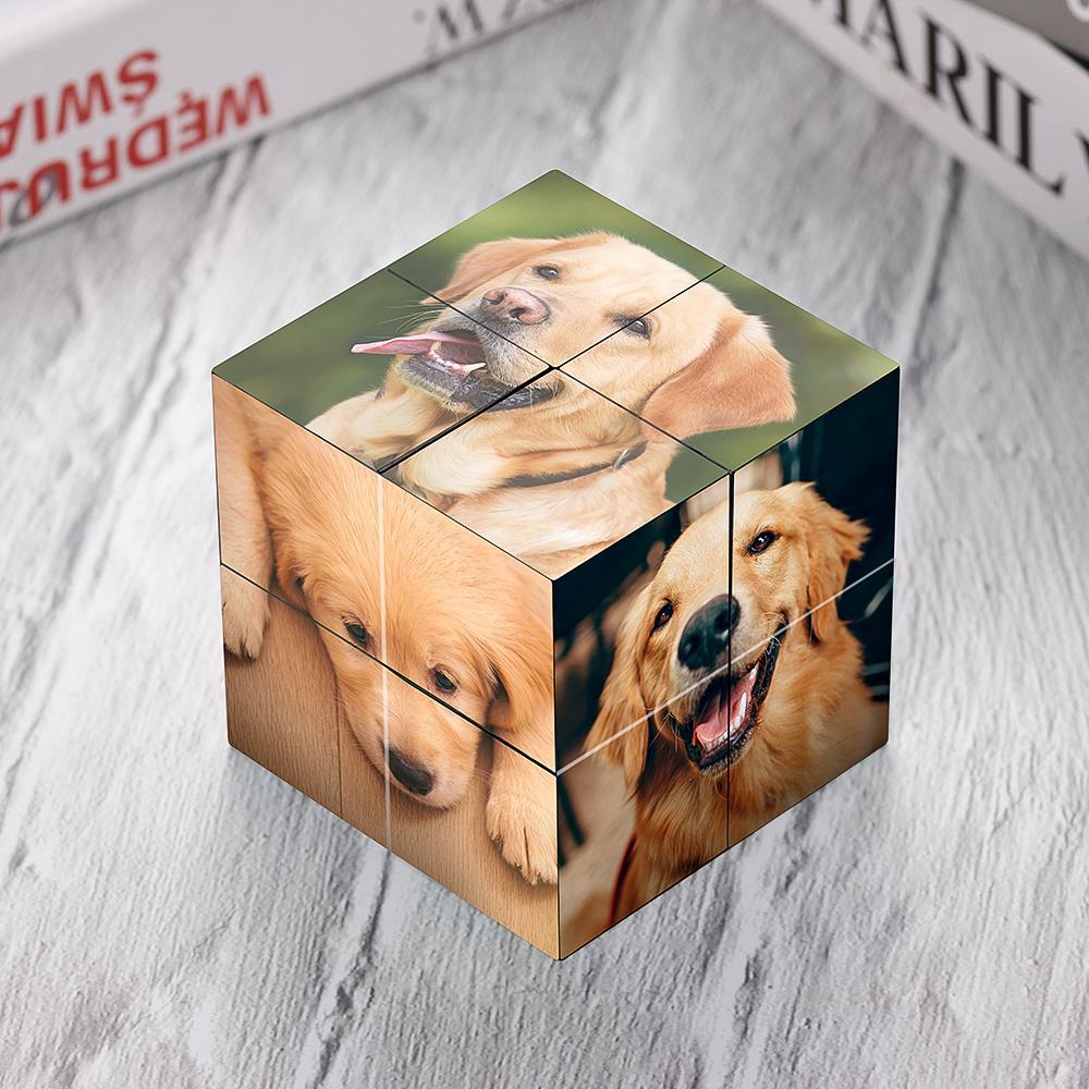 Custom Photo Personalized Rubic S Cube Rhombic For Pets