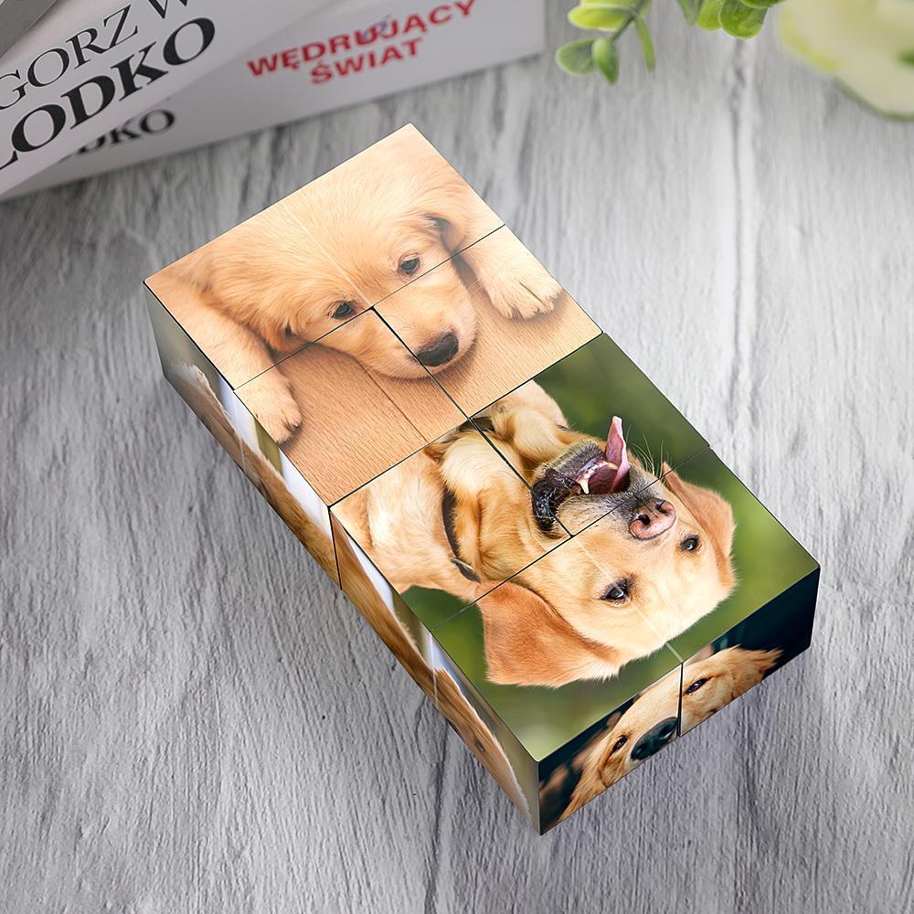 Custom Photo Personalized Rubic S Cube Rhombic For Pets