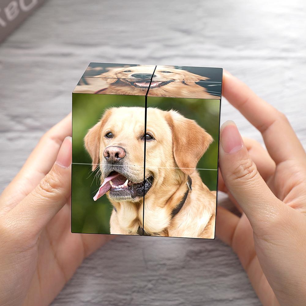 Custom Photo Personalized Rubic S Cube Rhombic For Pets
