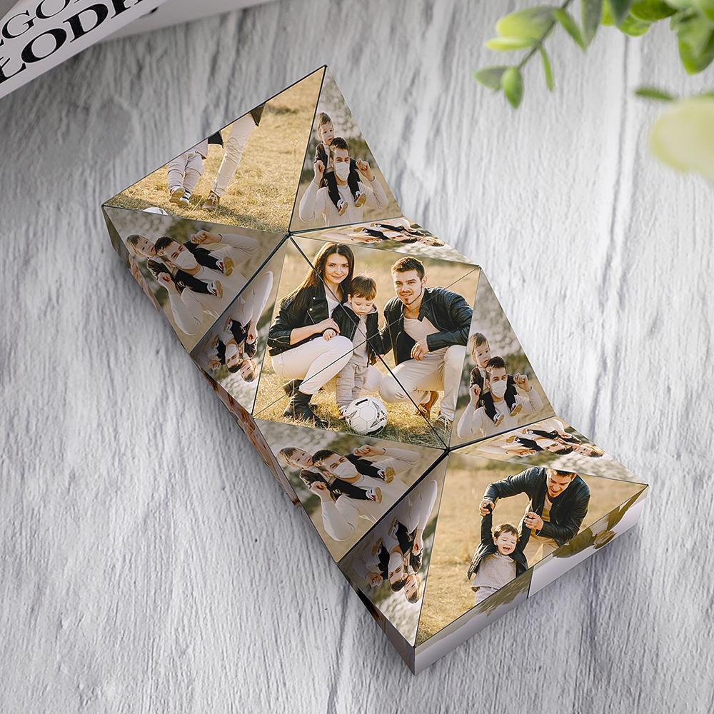 Custom Photo Personalized Rubic S Cube Rhombic For Family