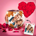 Custom Photo Rubic's Cube Ring Box Rhombic Gifts