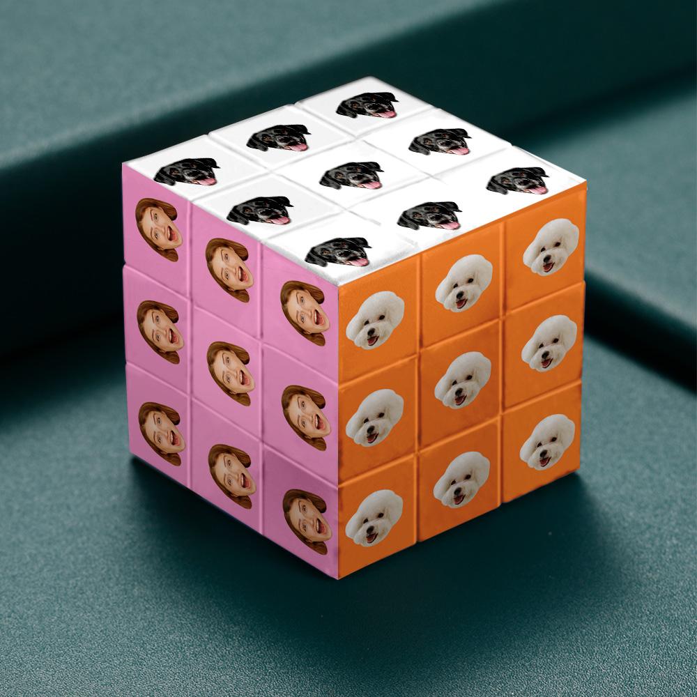 Custom Photo Face Rubic's Cube Creative Multiphoto Gifts