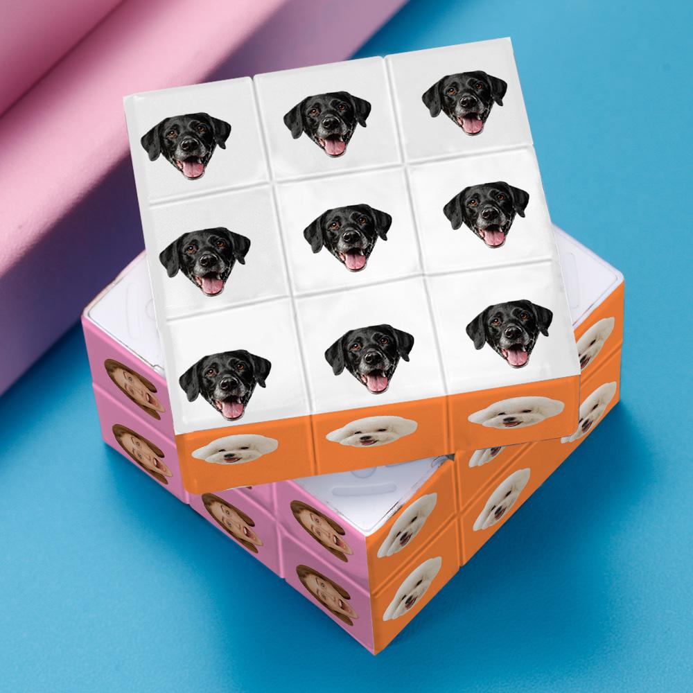 Custom Photo Face Rubic's Cube Creative Multiphoto Gifts