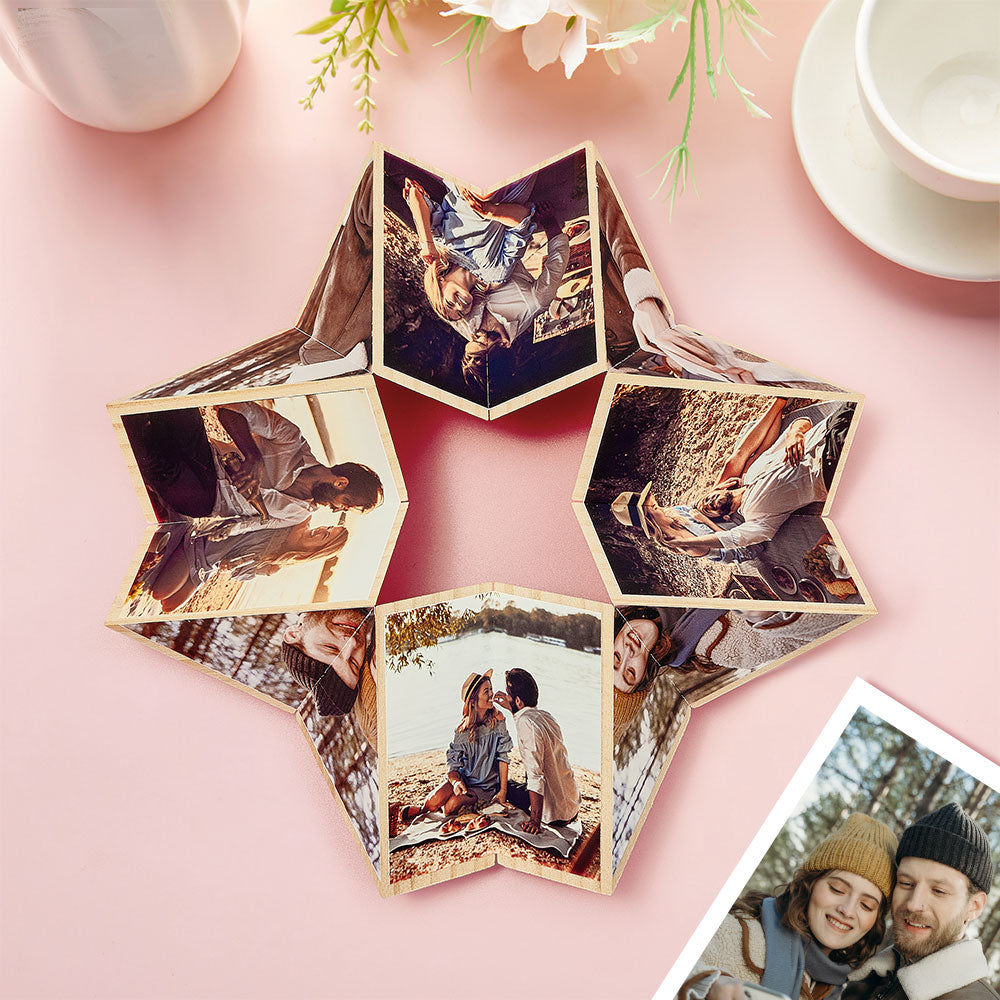 Custom Multiphoto Rubic's Cube Personalized Home Ornament Rubic's Cube