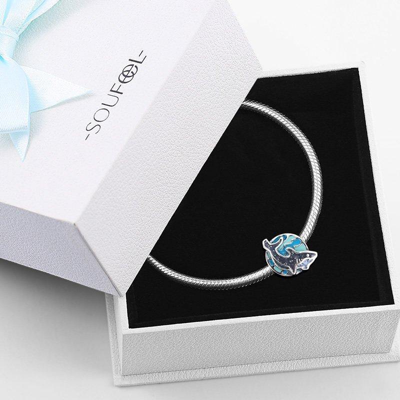 Shark Charm Silver