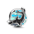 Shark Charm Silver
