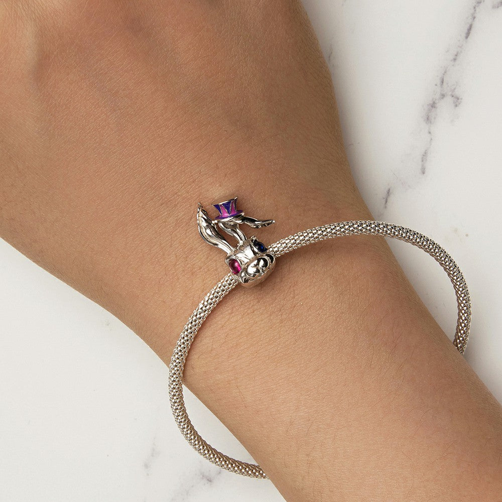 Magic Rabbit Enamel Charm Silver Easter Gifts