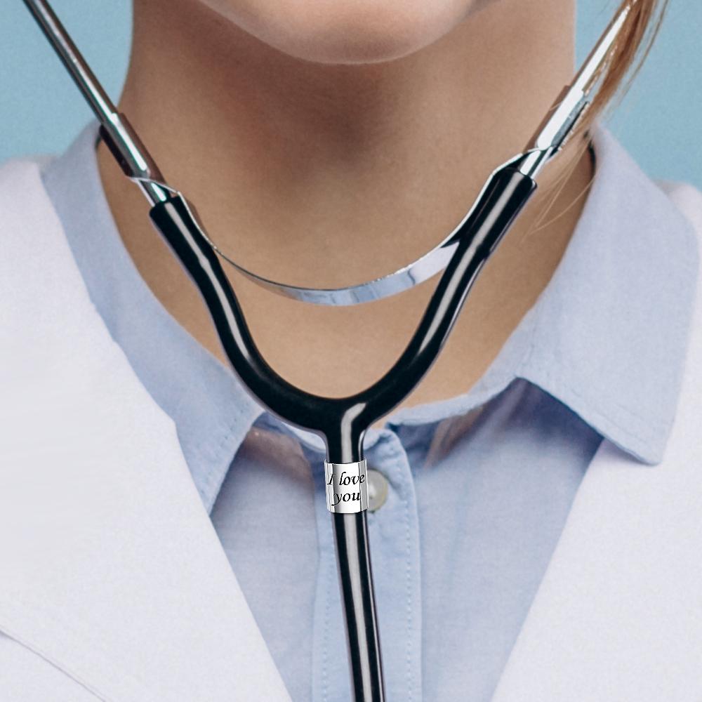Custom Engraved Name Tag Stethoscope Gifts For Hospital Practitioners