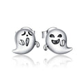 Little Devil Ghost Earrings Silver Halloween Gifts