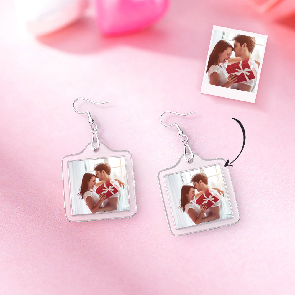 Custom Spotify Code Earrings for Her