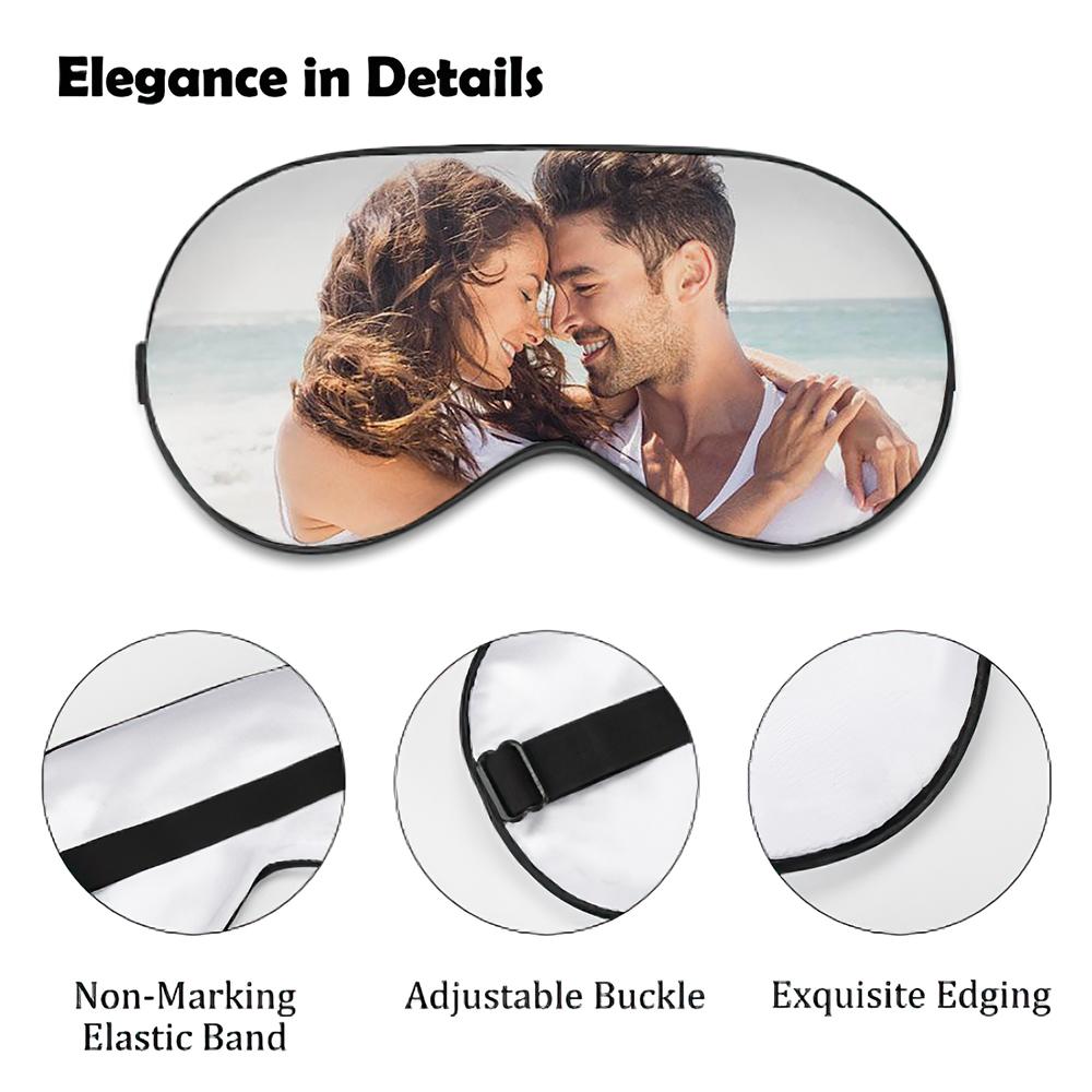 Customized Sleeping Eye Cover Blindfold Funny Design Gift Christmas Gifts for Couple's