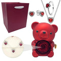 Eternal Bear & Eternal Heart Jewelry Set