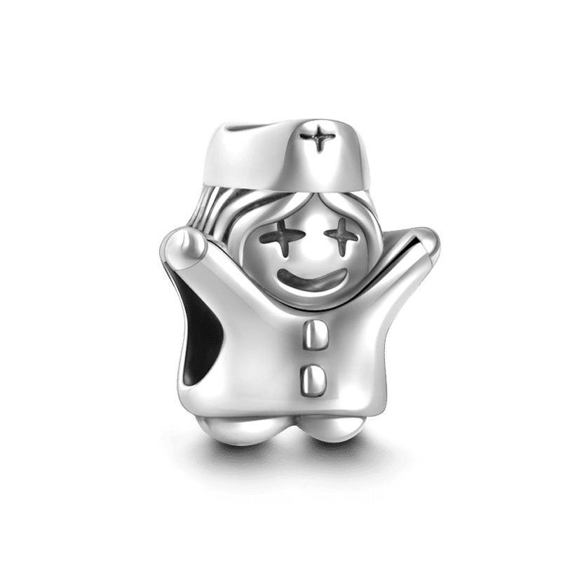 Nurse Charm Silver